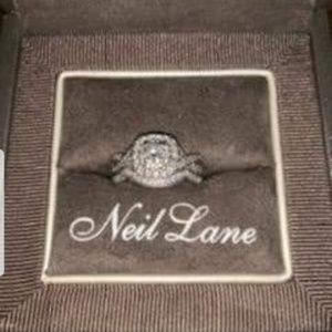 Neil Lane 7/8 ct tw Diamond 14k White Gold Bridal